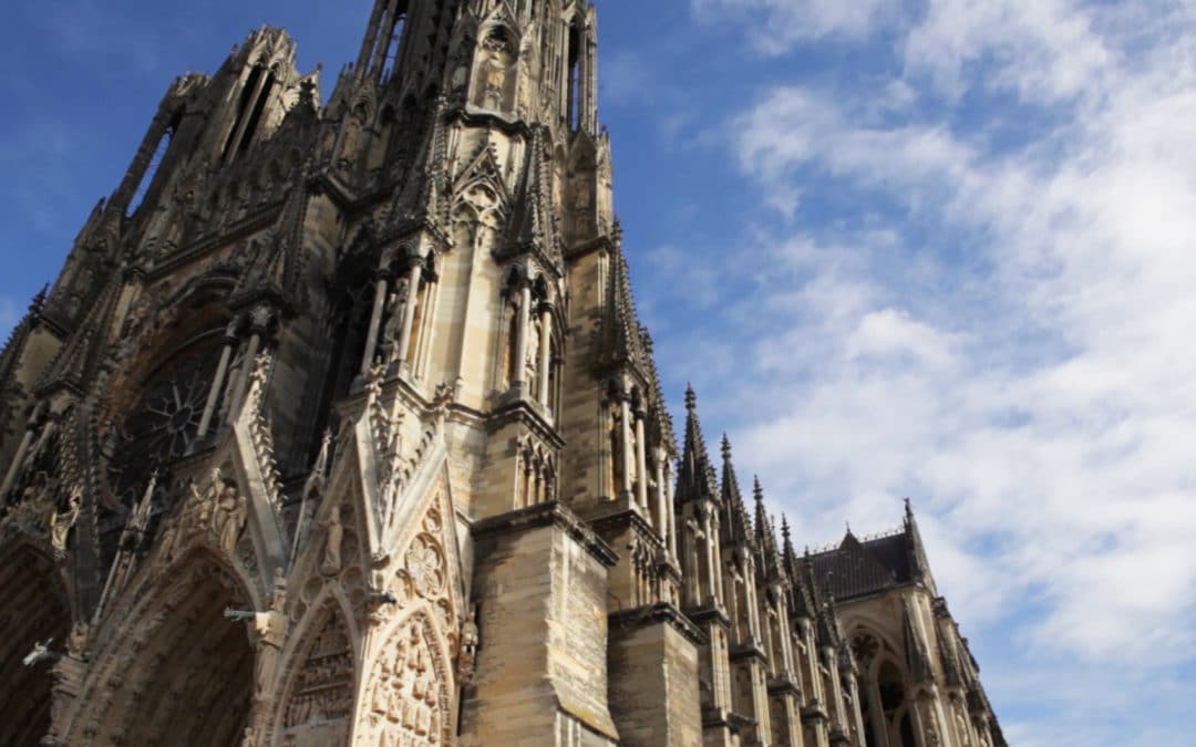 James Cluer in Champagne, France. City of Reims